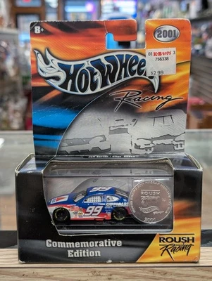 Jeff Burton 99 Roush Racing 2001 edición conmemorativa Hot Wheels nuevo en paquete 1:64 Foto 1 de 4