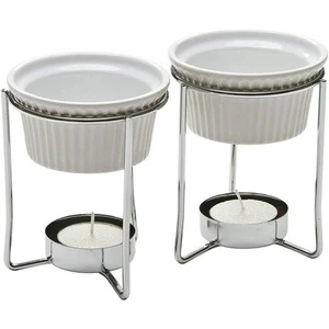 by Progressive Ceramic Butter Warmer Fondue Set - Picture 1 of 4