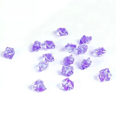100/200pcs Crystal Transparent Fake Crushed Ice Stones Party Wedding Decorations - Image 1 of 4