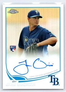 2013 Topps Chrome Refractor Rookie Auto /499 Jake Odorizzi #192 Auto RC - Picture 1 of 3
