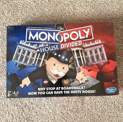 Monopoly House Divided Board Game: Elections and White House Themed Game NEW! - Image 1 of 2