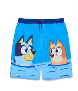 Bluey and Bingo Boys Swim Trunks NWT Size XS 4-5 or S 6-7 - Picture 1 of 1