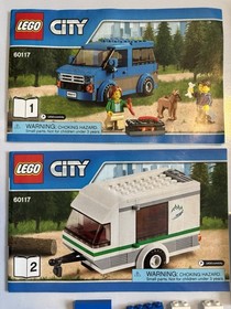 LEGO CITY: Van & Caravan (60117) ~ Retired ~ Complete ~