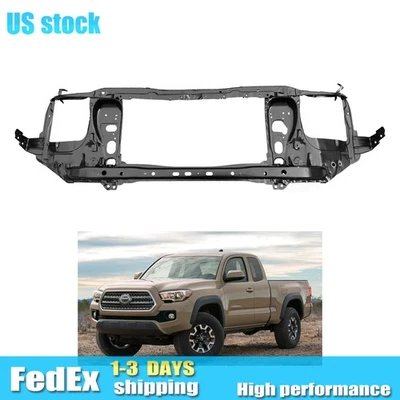 Radiator Support Assembly Black Replacement Fits for 2016-2023 Toyota Tacoma Foto 1 de 3