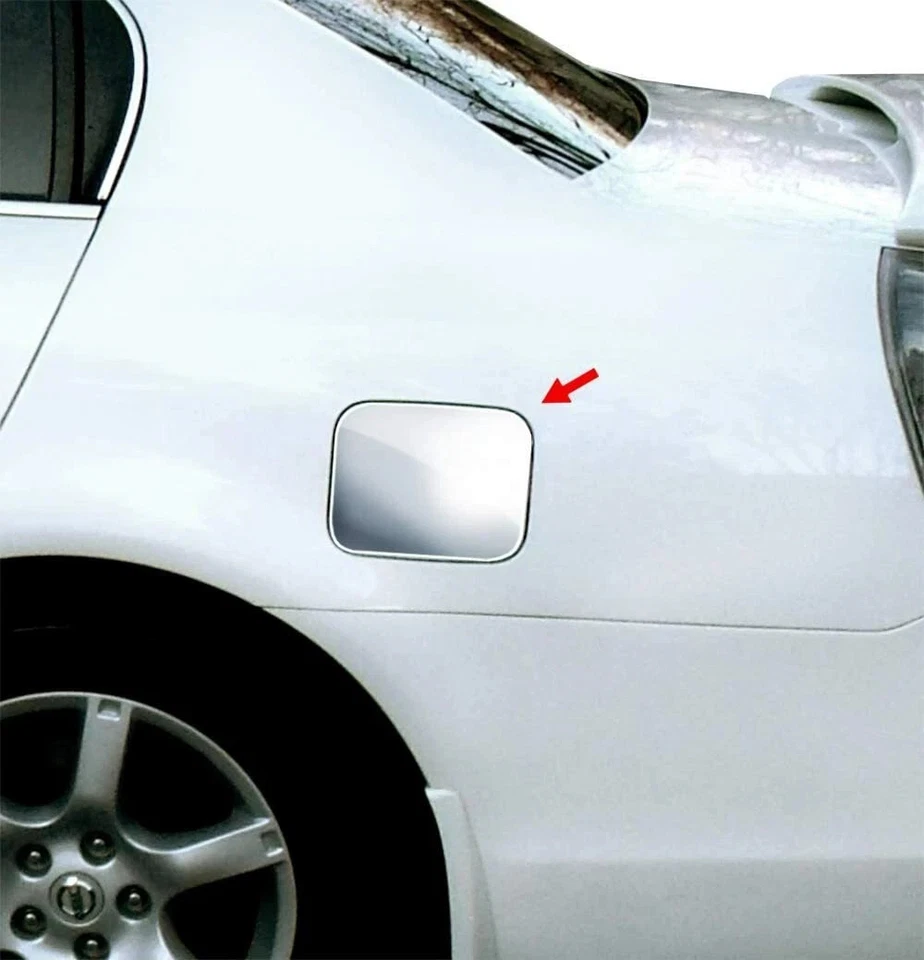 2004-2012 Mitsubishi Galant Chrome Stainless Steel Flat Gas Cap Cover Accent - Image 1 of 1