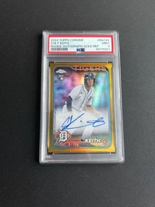 2024 Topps Chrome Colt Keith Rookie Auto Gold Refractor RC 32/50 PSA 9 - Bild 1 von 2
