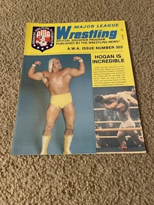 Vintage 1982 HULK HOGAN ROOKIE WA WRESTLING PROGRAM ARENA EDITION LIMITED # - Bild 1 von 2