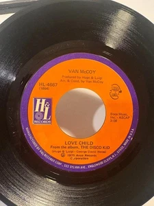 7" 45 RPM VAN MCCOY NIGHT WALK / LOVE CHILD H&L RECORDS HL-4667 1976 VG+/EX - Bild 1 von 2