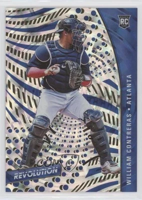 2021 Panini Chronicles Revolution Fractal William Contreras #59 Rookie RC - Image 1 of 2