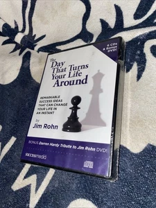EL DÍA QUE CAMBIA TU VIDA POR JIM ROHN 6 CD'S BONUS DVD Nuevo Precintado - Imagen 1 de 6