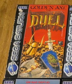 Sega Saturn Golden Axe: The Duel Complete with Box and Manual