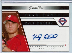 Kyle Drabek 2006 Tristar Prospects Plus Farm Hands Autograph Auto Phillies - Picture 1 of 2