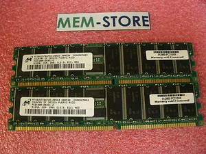 300679-B21 1GB 2x512MB PC2100 Memory Kit HP ProLiant - Picture 1 of 1