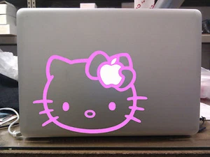 Hello Kitty Cute Decal MacBook Vinyl Sticker for 13" 15" 17" - Picture 1 of 1