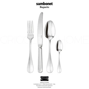 Sambonet - Baguette Manico Cavo Orfevre MirrorPosate 24 pezzi x 6 persone - Picture 1 of 8