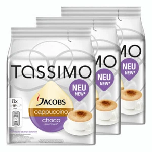 TASSIMO JACOBS Cappuccino Choco Milch Kaffee KAKAO Schoko KAPSEL 24 T-DISCS - Bild 1 von 4