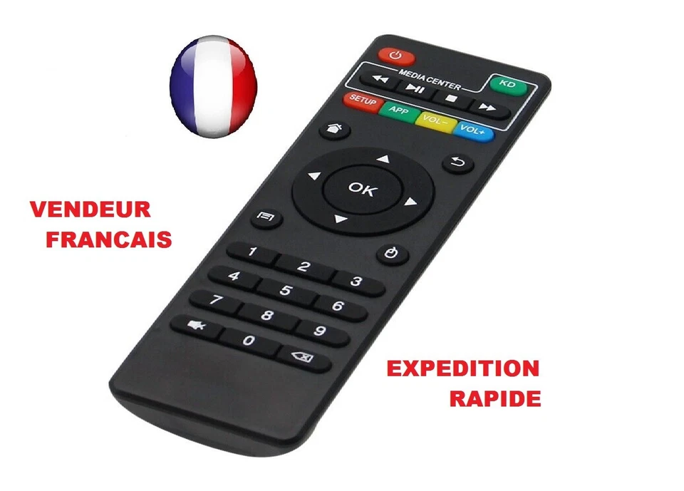Télécommande X96 Mini Compatible X96 X96W X96S X96 Pro X96 MAX Android Tv Box - Photo 1/4