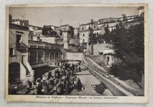 cartolina potenza rionero in vulture mercato viaggiata 1946 formato grande - Imagen 1 de 14