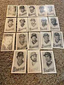 Atlanta Braves 1980er BILDERSET 18 Ex 20,00 $ - Bild 1 von 1