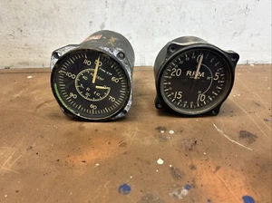 General Electric GE Jet Turbine Engine RPM Gauge Tachometer & Military Tach - Bild 1 von 8