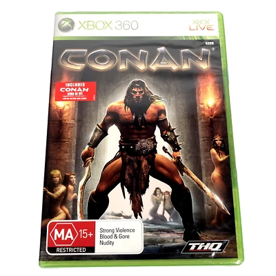 Conan  Xbox 360 Game (2007) PAL Brand New & Sealed + Limited Edition Mini Comic - Image 1 of 4