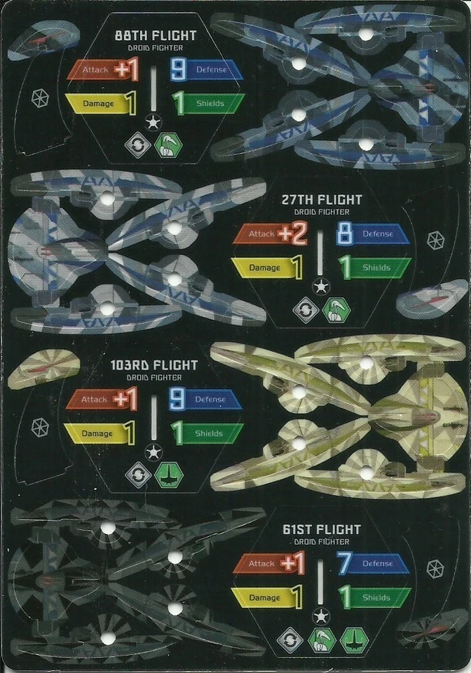 STAR WARS POCKETMODEL - (CW011) DROID FIGHTERS - Image 1 of 1