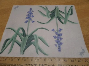 Tatouage Dry Rub Transfer Carolyn Yovan Bluebells - Picture 1 of 3