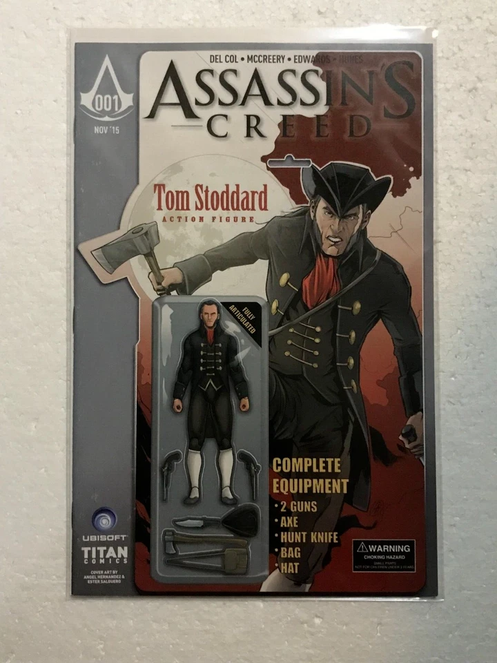 ASSASSIN'S CREED #1 NM ACTION FIGURE LARRY'S VARIANT 2015 TITAN COMICS BOOKS - Photo 1/1