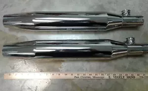 OEM Harley Davidson Exhaust Pipes Harxl/ S/883/1200 EXCELLENT CONDITION - Picture 1 of 8