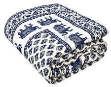 Handmade Cotton Jaipuri Razai for Double Bed Winter Quilt Blanket King Size
