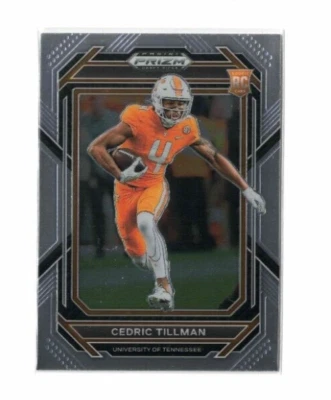 Cedric Tillman Rookie RC 2023 Prizm Draft Picks #144 Tennessee - Browns - Image 1 of 2