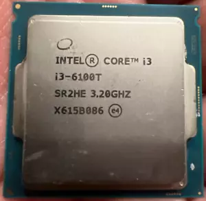 Intel Core I3-6100T - 3.20 GHz Dual Core (SR2HE) Processor - Picture 1 of 1