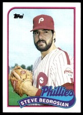 1989 Topps Steve Bedrosian Philadelphia Phillies #20