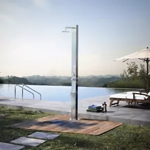 Waikiki Stainless Steel Outdoor Shower - 10 year warranty - Picture 1 of 4