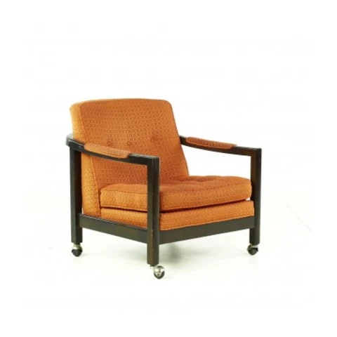 Directional Mid Century Lounge Chair with Casters Cover