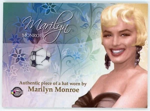 2007 BREYGENT SHAW FAMILY ARCHIVES MARILYN MONROE AUTHENTIC WORN HAT MATERIAL - Picture 1 of 1