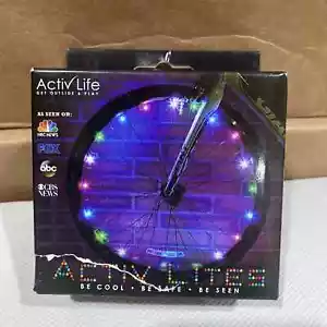 Activ Life Strip LED Bicycle Bike Tire Wheel Lights Multicolor 1 wheel pack - Picture 1 of 4