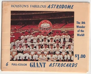 Rare Houston's Fabulous Astrodome 6 Full-Color "GIANT" ASTROCARDS Houston Astros - Bild 1 von 14