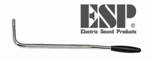 ESP ST BRAZO CROMADO GORRA NEGRA Whammy Bar Trémolo Brazo Barra mm Estándar Nuevo - Imagen 1 de 9