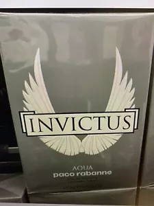 Invictus Aqua By Paco Rabanne 5.1oz 150ml Eau de Toilette Men perfume Sealed Box - Picture 1 of 1