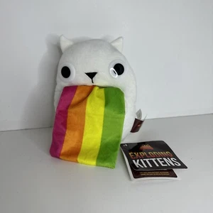Exploding Kittens Rainbow Ralphing Cat Plush Stuffed Animal Toy 6” Good Stuff - Picture 1 of 15