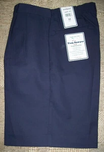 Boys USA school Shorts made by TOM SAWYER Navy Blue SCHOOL SHORTS UK Size 34inch - Picture 1 of 6
