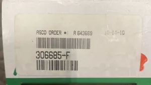 ASCO 306685-F / 306685F (BRAND NEW) - Picture 1 of 2