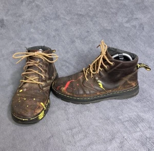 Doc Martens Boots US Women’s 10 Men’s 9 Brown AW004 Bonny Leather ISSUES - Picture 1 of 20