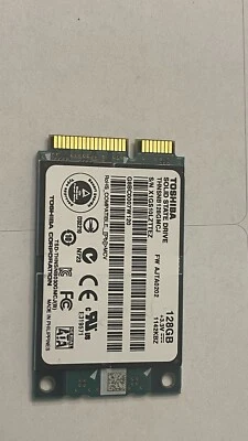 Toshiba Solid State Drive 128GB THNSNB128GMCJ 128GB PVIe M.2 - Image 1 of 2