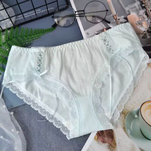 Japanese Girls Sweet Cotton Panties Briefs Lace Strappy Underpant Underwear Cute