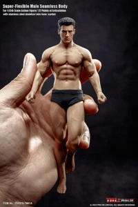 Mini figurine TBLeague échelle 1/12 fitness corps souple homme sans couture TM01A 15,3 cm - Photo 1/8