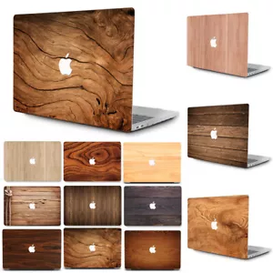 Wood Matte Hard Shell Protective Case for MacBook Air Pro 11 12 13 14 15 16 DA24 - Picture 1 of 30