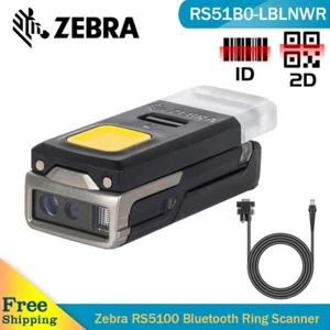 Escáner de anillo Zebra RS51B0-LBLNWR inalámbrico Bluetooth 2D 1D lector de códigos de barras escáner - Imagen 1 de 11