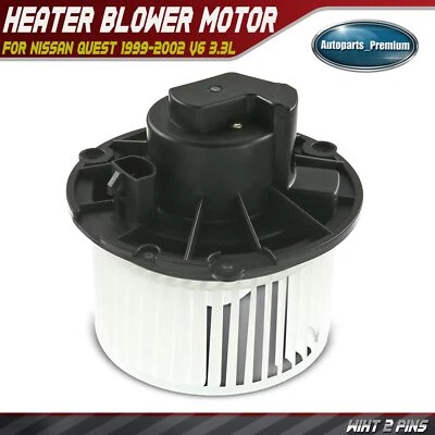 Двигатель нагревателя вентилятора ОВКВ с колесом для Nissan Quest V6 3,3 л 1999-2002 27220-7B025 - Изображение 1 из 4